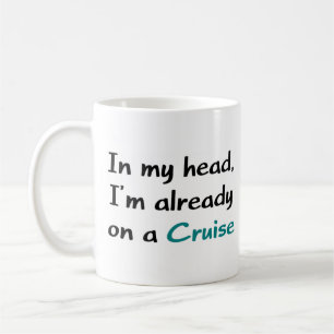 Ich bin schon auf einer Kreuzfahrt Kaffeetasse