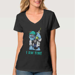 Ich bin schön Beängstigend Zombie T-Shirt