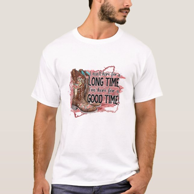 Ich bin schon lange nicht mehr hier. T-Shirt (Vorderseite)