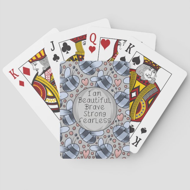 Ich bin schön  spielkarten (Rückseite)