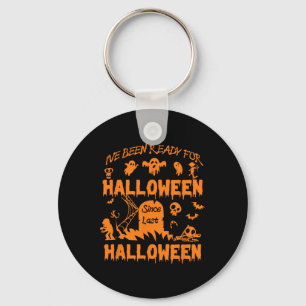 Ich bin schon zu Halloween-lustig Spooky Pumpkin b Schlüsselanhänger