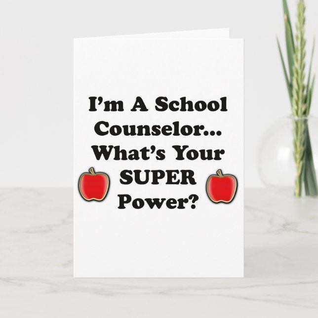 Ich bin Schulberater Feiertagskarte (Vorderseite)