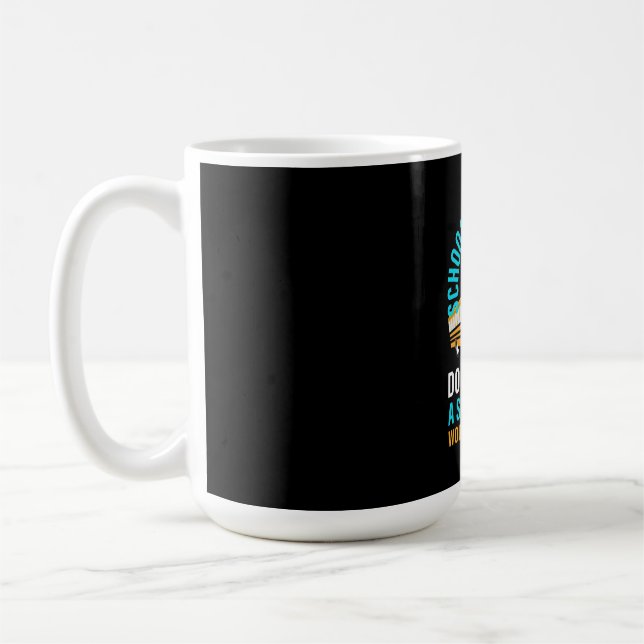 Ich bin Schulbusfahrer Kaffeetasse (Links)