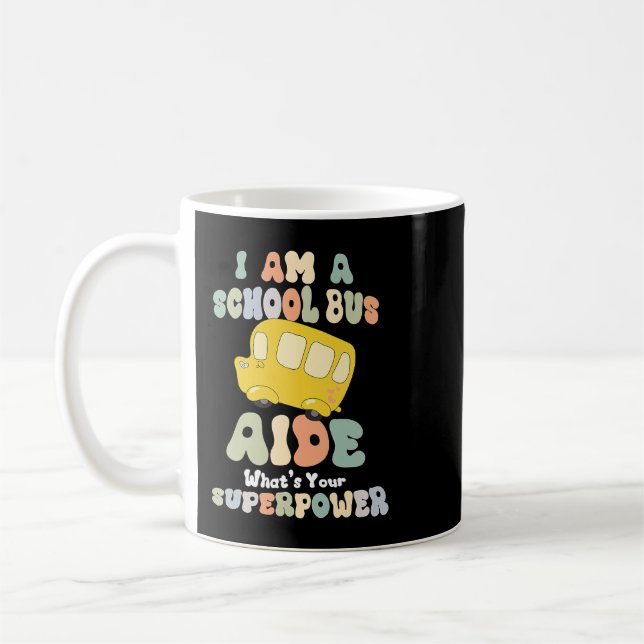 Ich bin Schulbushilfe Kaffeetasse (Links)