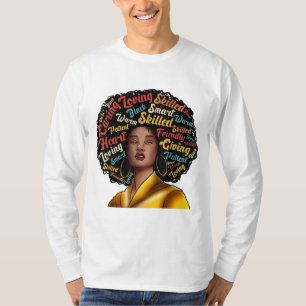 Ich bin schwarze Exzellenz starke Frau schwarze Ge T-Shirt