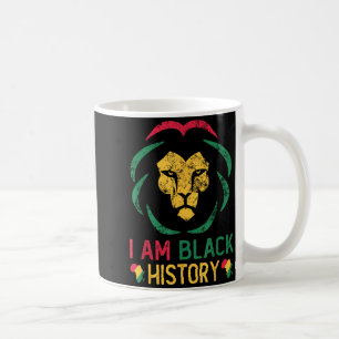 Ich bin schwarze Geschichte afrikanischer amerikan Kaffeetasse