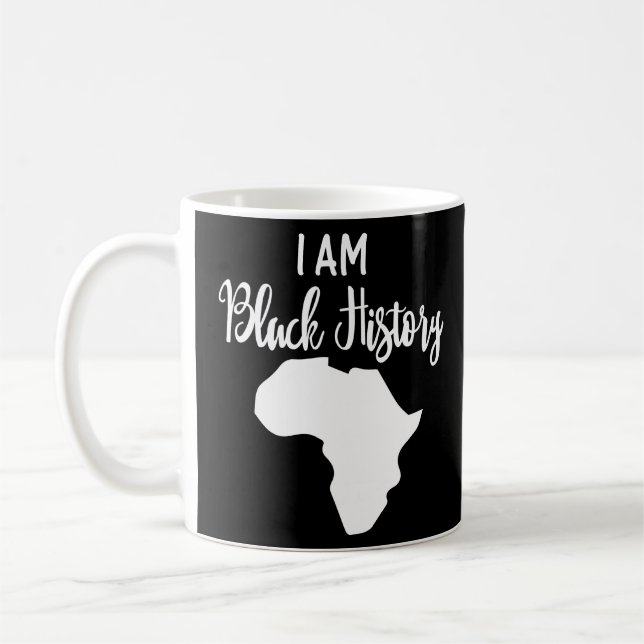 Ich bin schwarze Geschichte Kaffeetasse (Links)