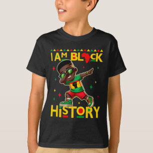Ich bin Schwarze Geschichte Kinder Jungen Männer S T-Shirt
