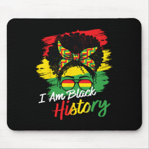 Ich bin Schwarze Geschichte Monat afrikanische Mäd Mousepad