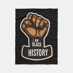Ich bin schwarze Geschichte Monat afrikanischen St Fleecedecke