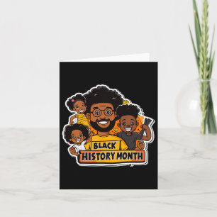Ich bin schwarze Geschichte Monat afrikanischen St Karte