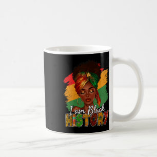 Ich bin schwarze Geschichte Schwarze Frauen Afro H Kaffeetasse