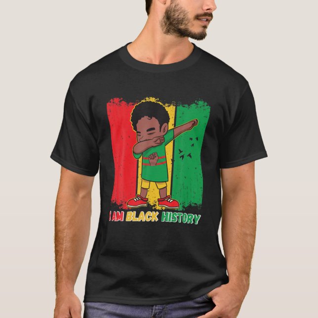 Ich bin schwarze Geschichte, schwarze Geschichte M T-Shirt (Vorderseite)