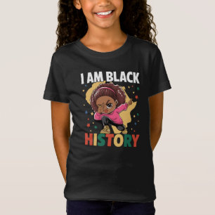 Ich bin schwarze Geschichte – Selbstbewusste Jugen T-Shirt