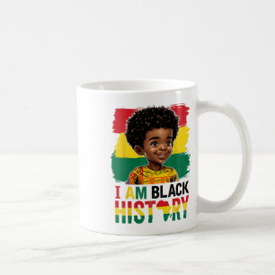 Ich bin schwarzer Geschichts-Afro-Junge, kleiner M Kaffeetasse
