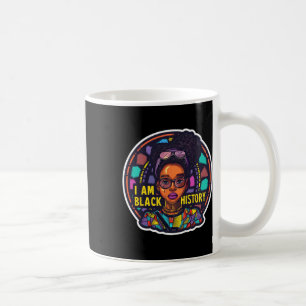 Ich bin Schwarzer Geschichtsmonat Afrikanischer St Kaffeetasse