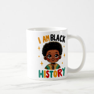 Ich bin Schwarzer Geschichtsmonat Afroamerikanisch Kaffeetasse