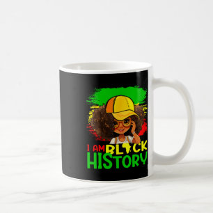Ich bin Schwarzer Geschichtsmonat Schwarze Melanin Kaffeetasse