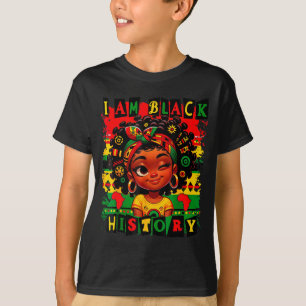 Ich bin Schwarzer Geschichtsmonat Schwarzes Melani T-Shirt