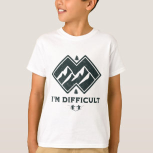Ich bin schwer doppelt schwarze Diamanten Funny Sk T-Shirt