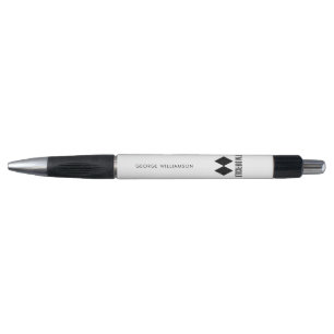 Ich bin schwierige Skihänge Double Black Diamond Kugelschreiber