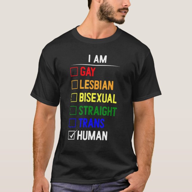Ich bin schwul lesbisch Bisexuelle gerade Trans Me T-Shirt (Vorderseite)