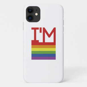 Ich bin schwul Regenbogenflagge Case-Mate iPhone Hülle