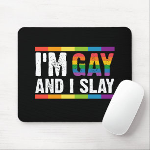 Ich bin schwul und ich rocke LGBTQ Gay Pride  Mousepad
