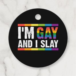 Ich bin schwul und sage LGBTQ-Gay Pride Geschenkanhänger