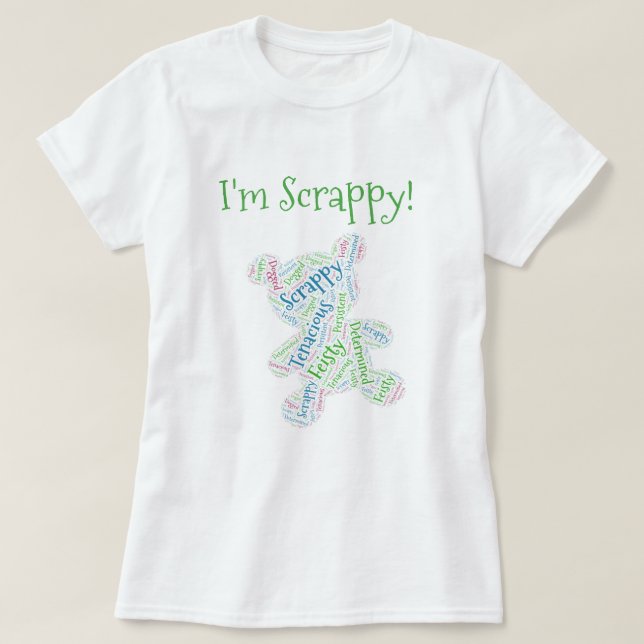 Ich bin Scrappy T-Shirt (Design vorne)