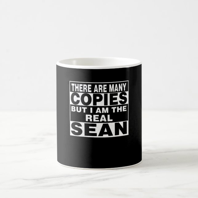 Ich bin Sean Funny Personal Personalisiert Fun Kaffeetasse (Mittel)