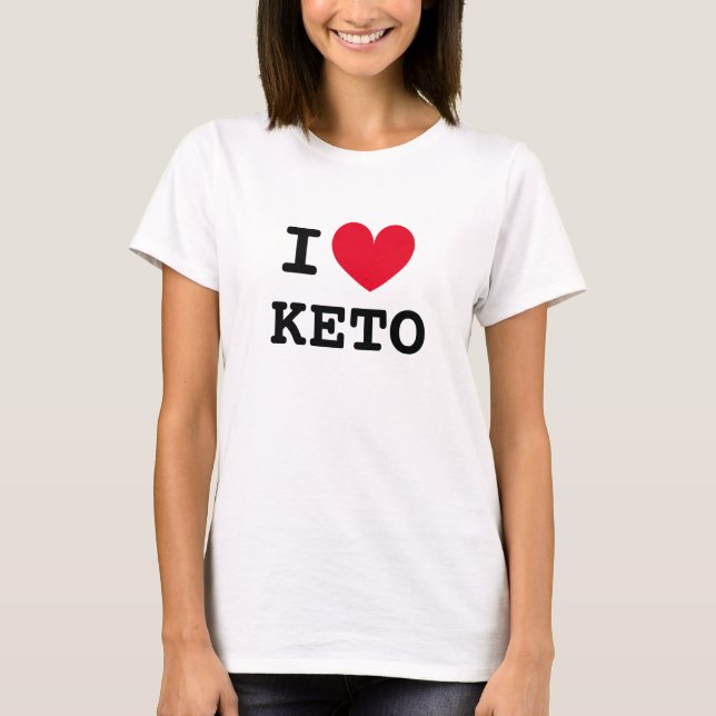 Ich bin sehr an einer Ketogenernährung interessier T-Shirt (Vorderseite)