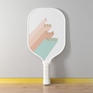 Ich bin sehr beschäftigt, Pickleball-Retro-Streife Pickleball Schläger
