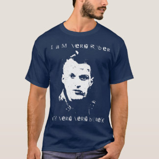 Ich bin sehr nüchtern und sehr gelangweilt überzog T-Shirt