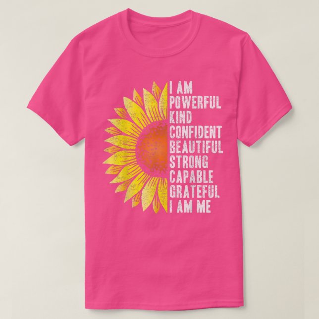 Ich bin sehr zuversichtlich, wunderbar Niedlich T-Shirt (Design vorne)