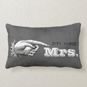 Ich bin sein Frau/Braut Kissen Hochzeitsgeschenk S