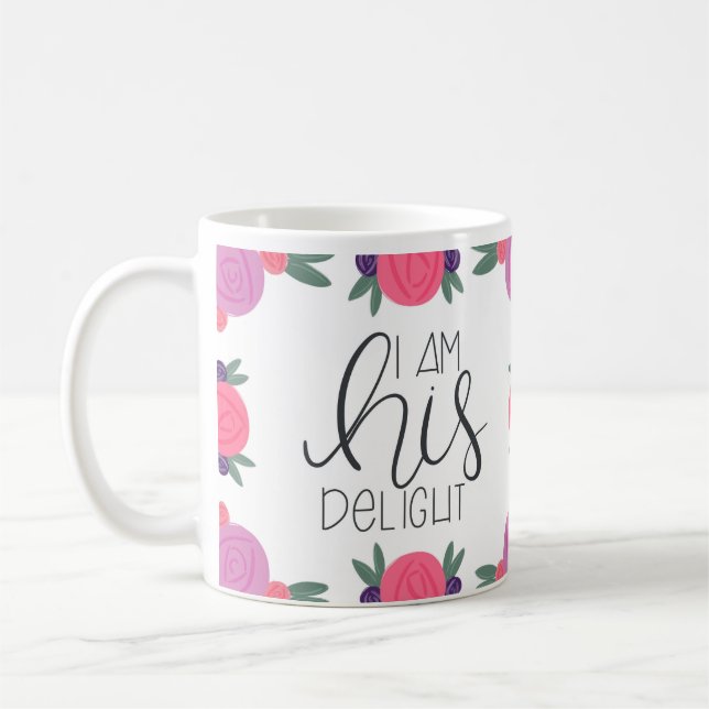 Ich bin seine erfreuliche Tasse Florals Coffee Tee (Links)