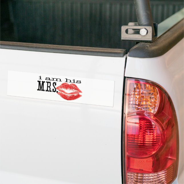 Ich bin Seine Frau. Autoaufkleber (Auf Lkw)