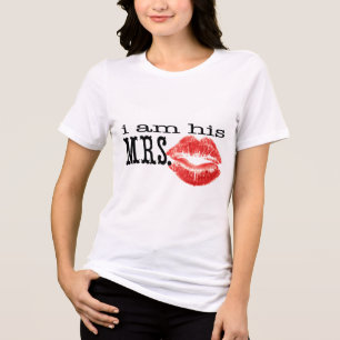 Ich bin seine Mrs. Tri-Blend Shirt