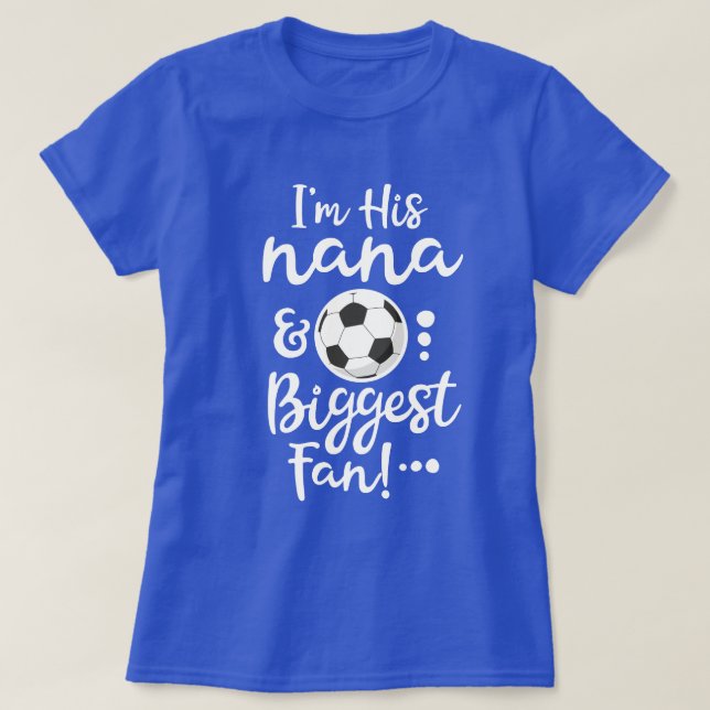 Ich bin seine Nana und größtes T-Shirt (Design vorne)