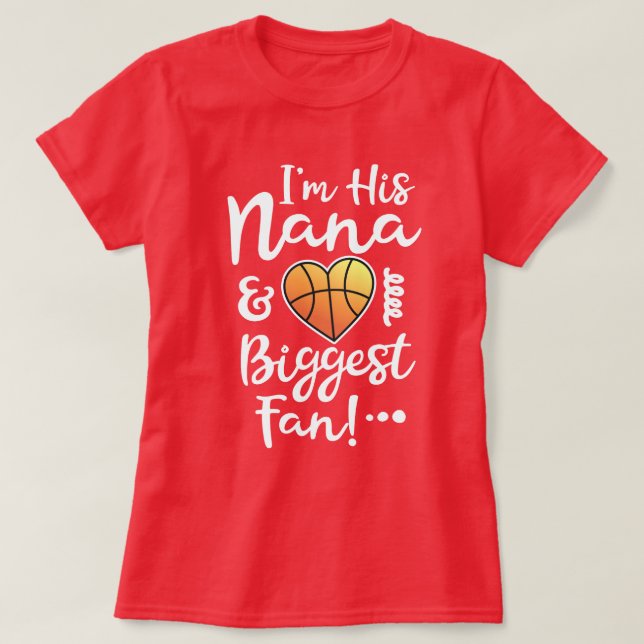 Ich bin seine Nana und größtes T-Shirt (Design vorne)