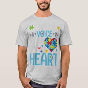 Ich bin seine Stimme Er ist mein Herz, Autismus Be T-Shirt