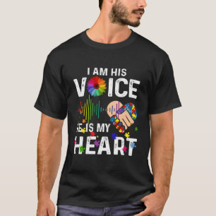 Ich bin seine Stimme Er ist mein Herz Shirt - Auti