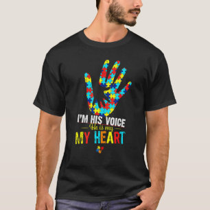 Ich bin seine Stimme, er ist mein Herz, verschiede T-Shirt
