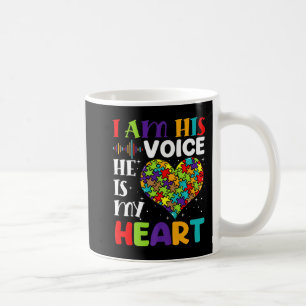 Ich bin seine Stimme, er ist meine Mama des Autism Kaffeetasse