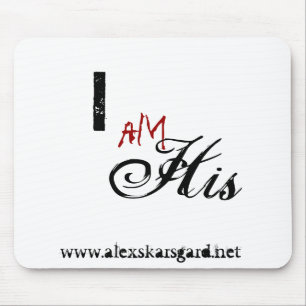 "Ich bin seiner…" mousepad