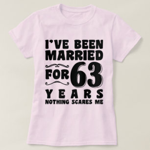 Ich bin seit 63 Jahren verheiratet Verlobungsgesch T-Shirt