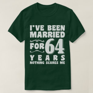 Ich bin seit 64 Jahren Cool Verheiratet T-Shirt
