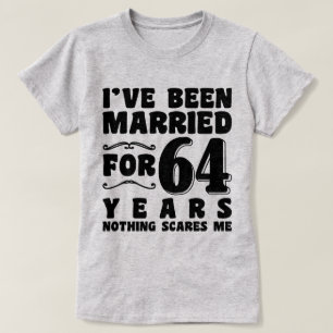 Ich bin seit 64 Jahren verheiratet Geschenk zum Ju T-Shirt