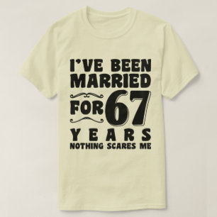 Ich bin seit 67 Jahren Cool Verheiratet T-Shirt